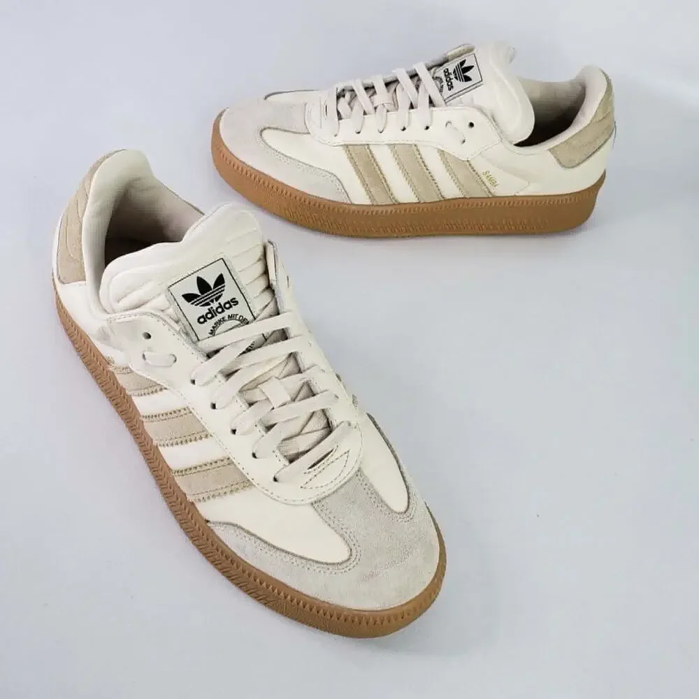 Adidas Samba XLG Wonder White Magic Beige Sneakers Suede Men’s Size 11